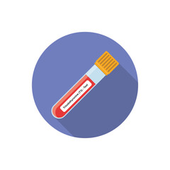 Triiodothyronine (T3) Blood Test Concept Design. Vector Illustration.