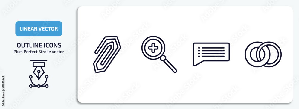 Aufkleber ultimate glyphicons outline icons set. ultimate glyphicons thin line icons pack included attach rota
