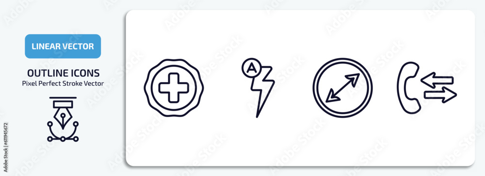 Poster ultimate glyphicons outline icons set. ultimate glyphicons thin line icons pack included plus button