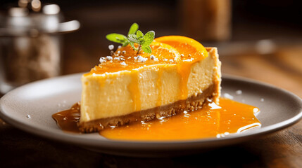 カフェ定番スイーツのチーズケーキ