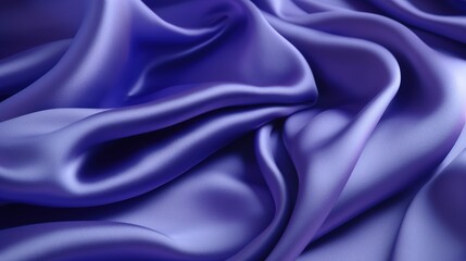 Obraz premium Fabric with wavy folds. Abstract elegant background for design. Delicate and elegant silk cloth. Generative AI. Illustration for banner, poster, cover, brochure or presentation.