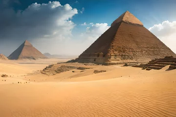 Foto op Canvas pyramids of giza © awais