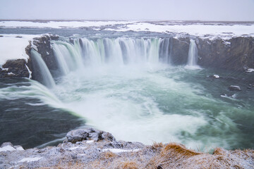 godafoss waterfall in iceland