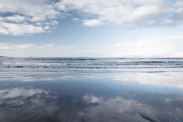 clouds over the sea