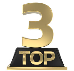 Top Gold And ANNIVERSAYR 3d render