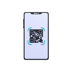 Qr code for payment. QR code scan to smartphone