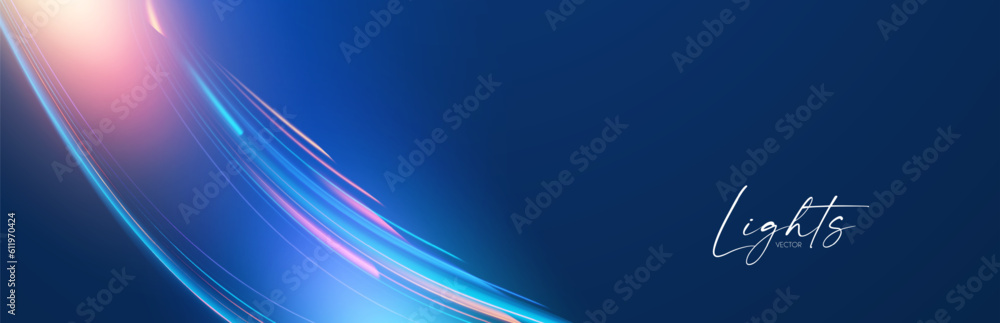 Canvas Prints motion striped light effect with fluid color. abstract shining wave background. magic screen design