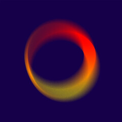 Abstract Gradient Mesh Colorful Vector Circular