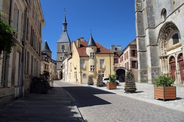 Obraz premium Rue Bocquillot, Avallon, Burgundy.
