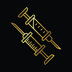 syringe ,icon, vector, illustration, design, template, flat, style