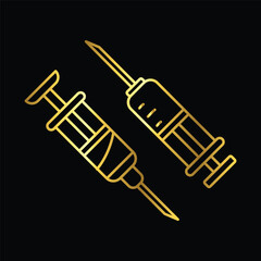 syringe ,icon, vector, illustration, design, template, flat, style