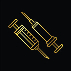 syringe ,icon, vector, illustration, design, template, flat, style