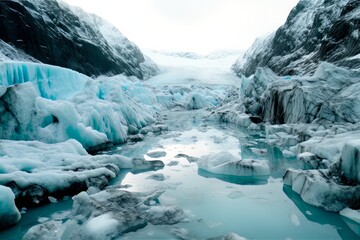 Melting glaciers. Global warming. Generative AI