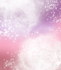 Sky gradient with cloud  like cotton candy background 