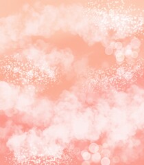 Sky gradient with cloud  like cotton candy background 