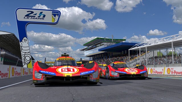team ferrari 499p hypercar racing 100 years le mans 24 hours world endurance wec