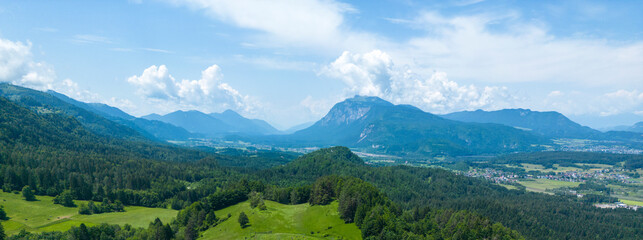 Blick Auf Den Dobratsch Bei
