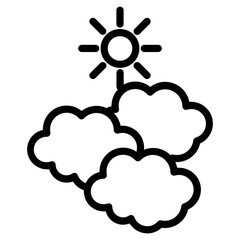 sun and clouds