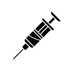 Fototapeta premium syringe, icon, vector, illustration, design, template, flat, style