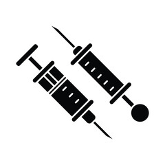 syringe, icon, vector, illustration, design, template, flat, style