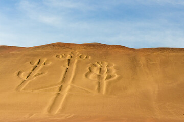 The Paracas Candelabra, also called the Candelabra of the Andes, is a well-known prehistoric geoglyph found on the northern face of the Paracas Peninsula at Pisco Bay in Peru.
