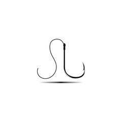 Bait Lure Fish Hook Jig for Fish Angler Sport Fishing logo design