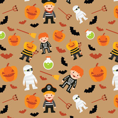 Halloween pattern.