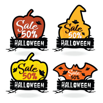 Halloween sale banner