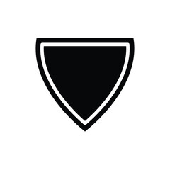 shield, icon, vector, illustration, design, template, flat, style