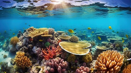 Mirroring nature's underwater charm
