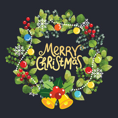 Christmas greeting card.