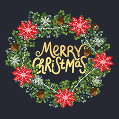 Christmas greeting card.