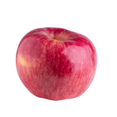 red apple isolated on a transparent background
