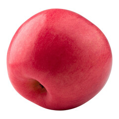 Red apple isolated on a transparent background