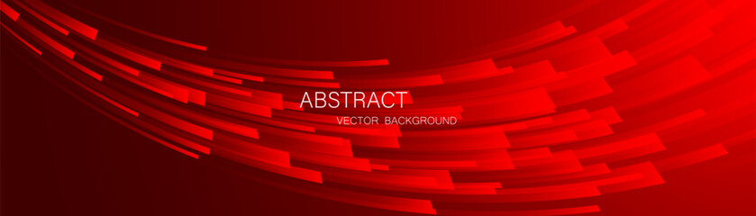 Abstract high speed red lines on dark background. red dynamic for background or banner
