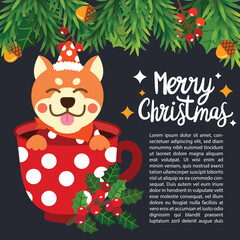 Christmas greeting card.