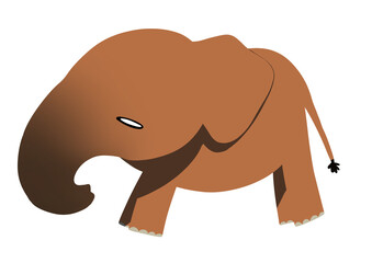 elephant cartoon illustration