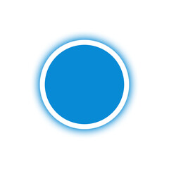 blue banner circle light neon and dot