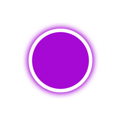 purple banner circle light neon and dot