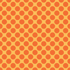 Seamless vector pattern dot circle illustrator balance dot circle cute orange color dot circle orange wallpaper.
