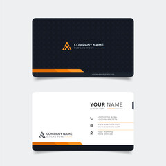 Modern professional business card Premium Vector
