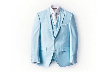 Light blue wedding suit. Generate Ai