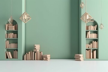 Literacy day background. Generate Ai