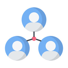 Coworking Flat Icon