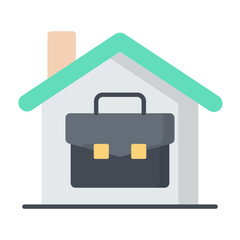 Home Office Flat Icon