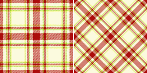 Check tartan pattern of textile texture plaid with a fabric background seamless vector.