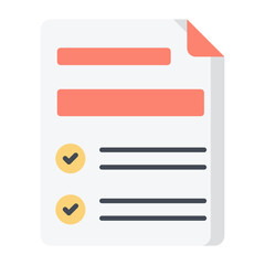 Checklist Flat Icon