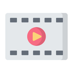 Video Maker Flat Icon