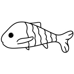 fish doodle divider