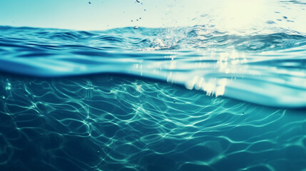 Generative AI, ジェネレーティブ, AI, water,水中, 水面, 波